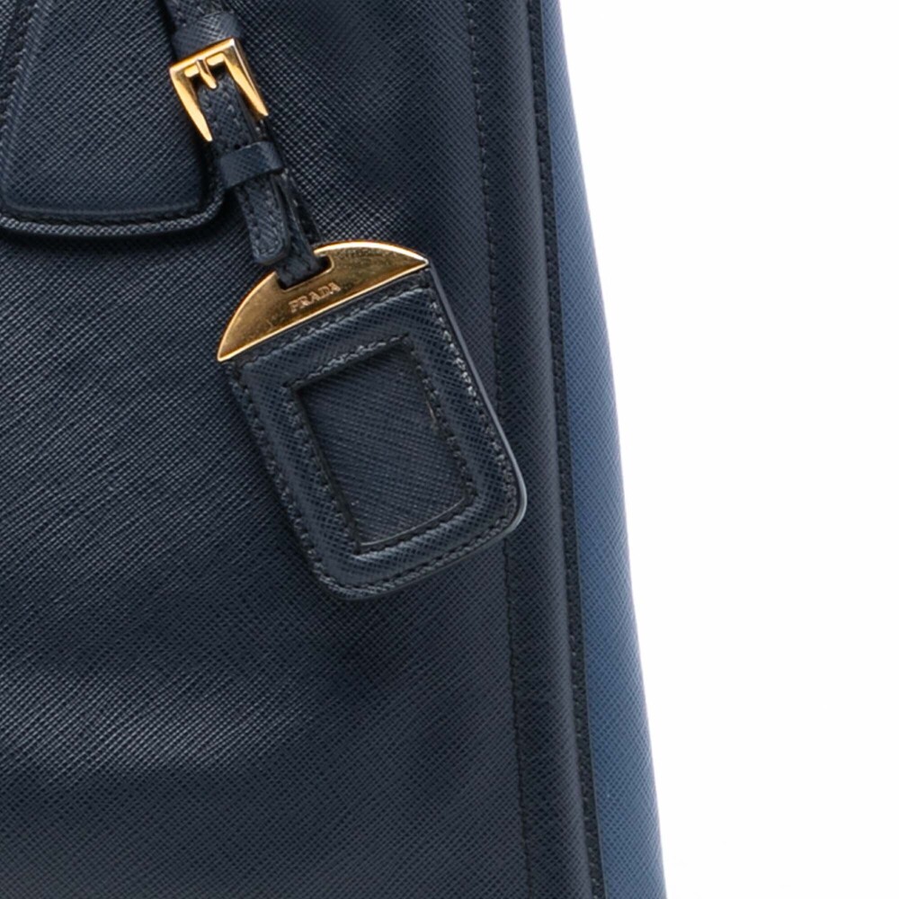 Pre-Loved Prada Medium Bicolor Saffiano Lux Galleria Satche - Picture 6 of 7